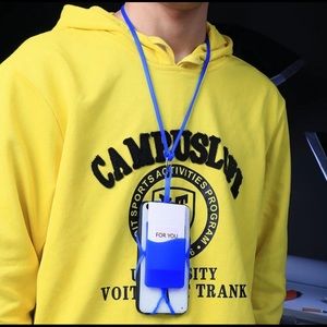Cell phone lanyard.
